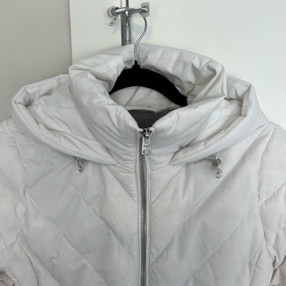 Abercrombie & Fitch White Down Insulated Winter Puffer Jacket - Picture 10 of 10
